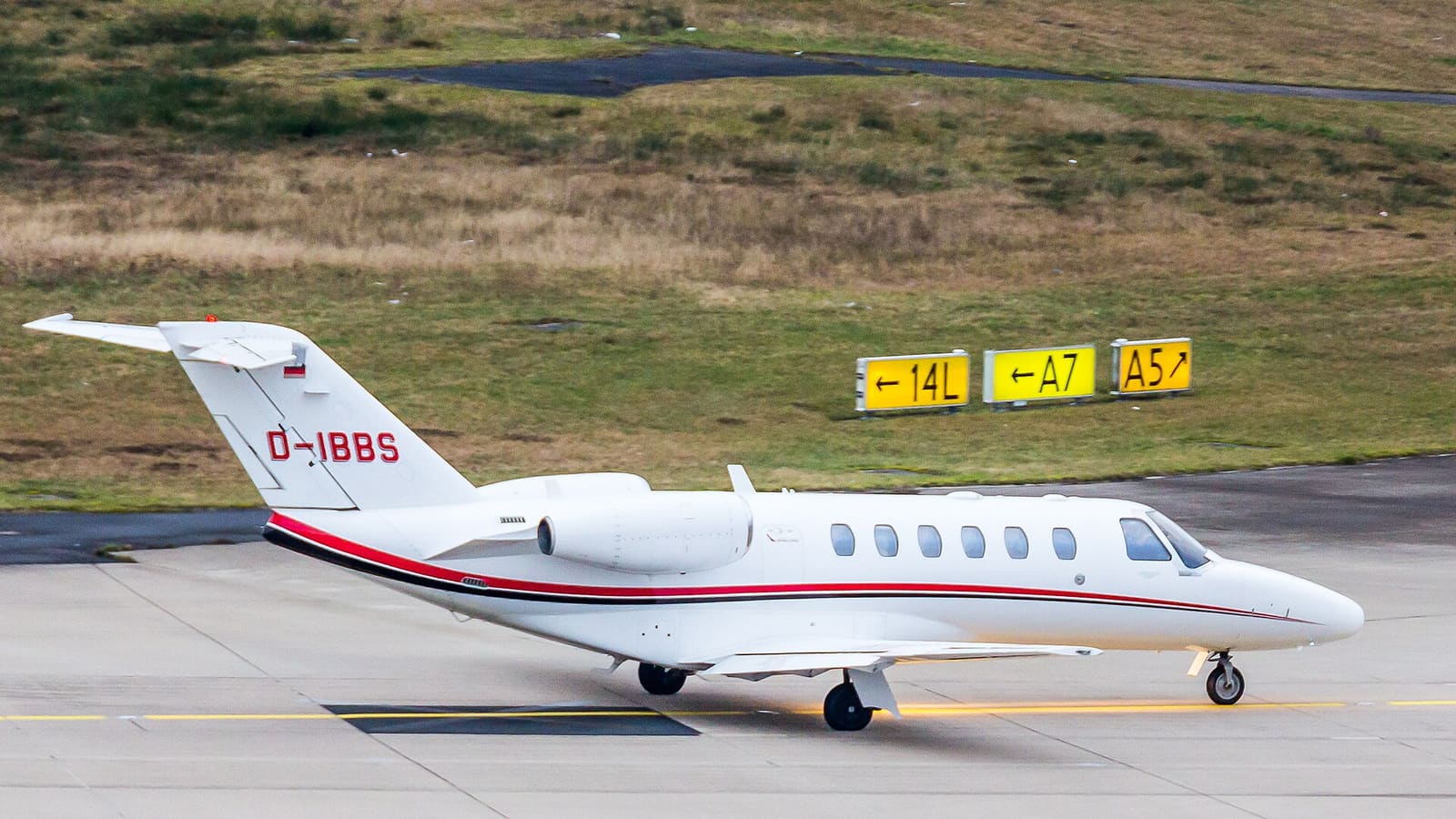 Cessna Citation CJ2+ au roulage